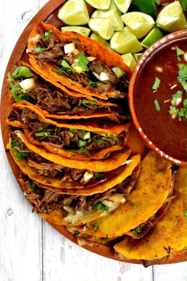 Beef Birria with Consommé and Quesabirrias